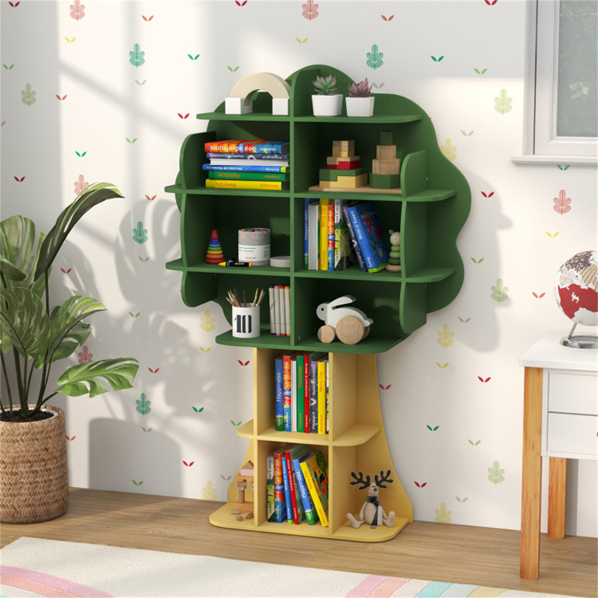 Kids Bookcase Shelf Toy Organizer