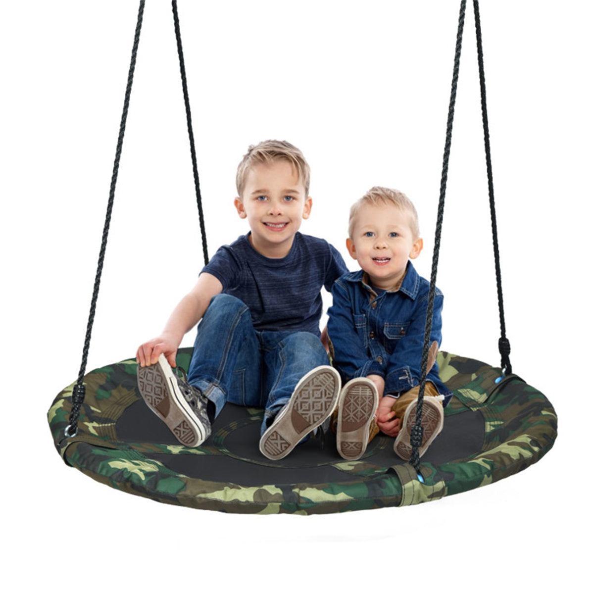 Heavy-Duty Steel Round Tree Swing