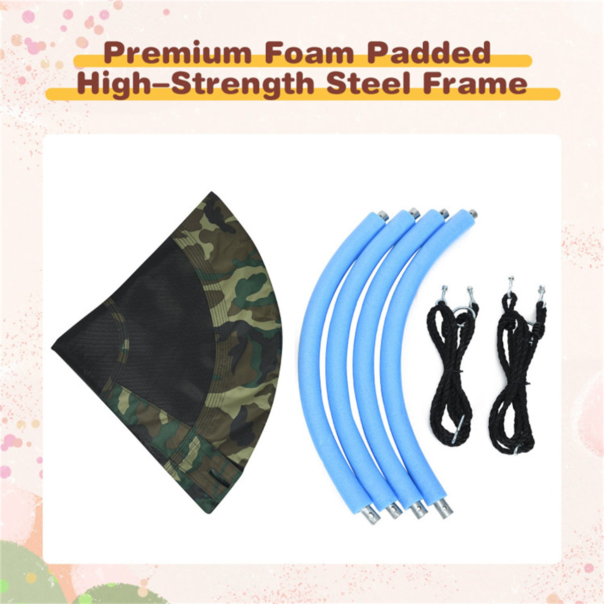 Heavy-Duty Steel Round Tree Swing