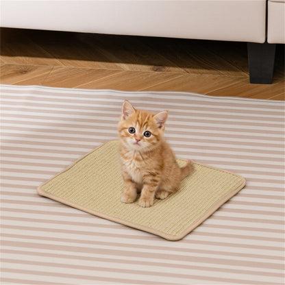 16 x 12 Inch Natural 6-Piece Cat Scratching Mats