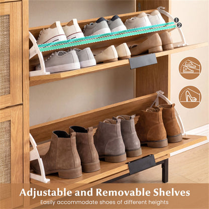 Boho Style Shoe Cabinet Cabinet