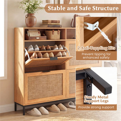 Boho Style Shoe Cabinet Cabinet