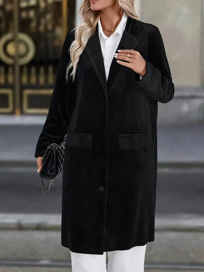 Long Sleeve Longline Coat