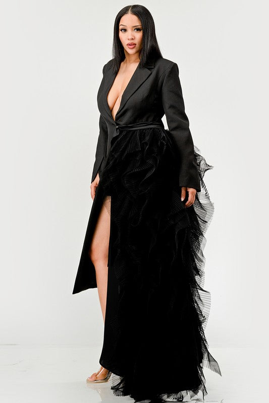 Tuxedo Gown