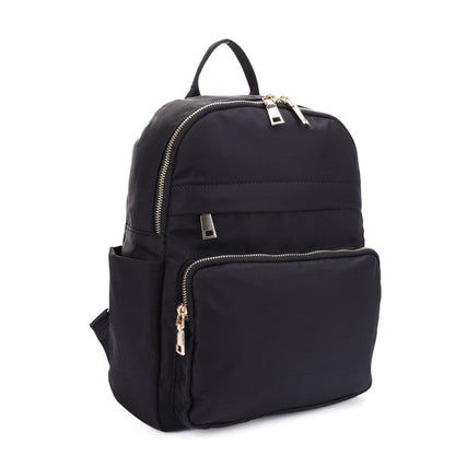 Lux Backpack with Gold Zipper Bag
