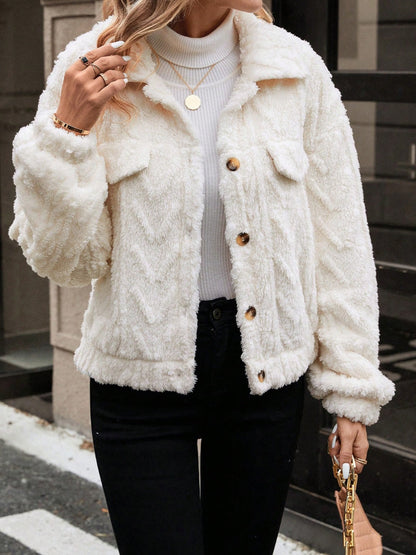 Long Sleeve Fuzzy Outerwear