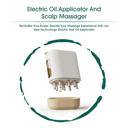 Electric Oil Applicator Scalp Massager 2 in 1.