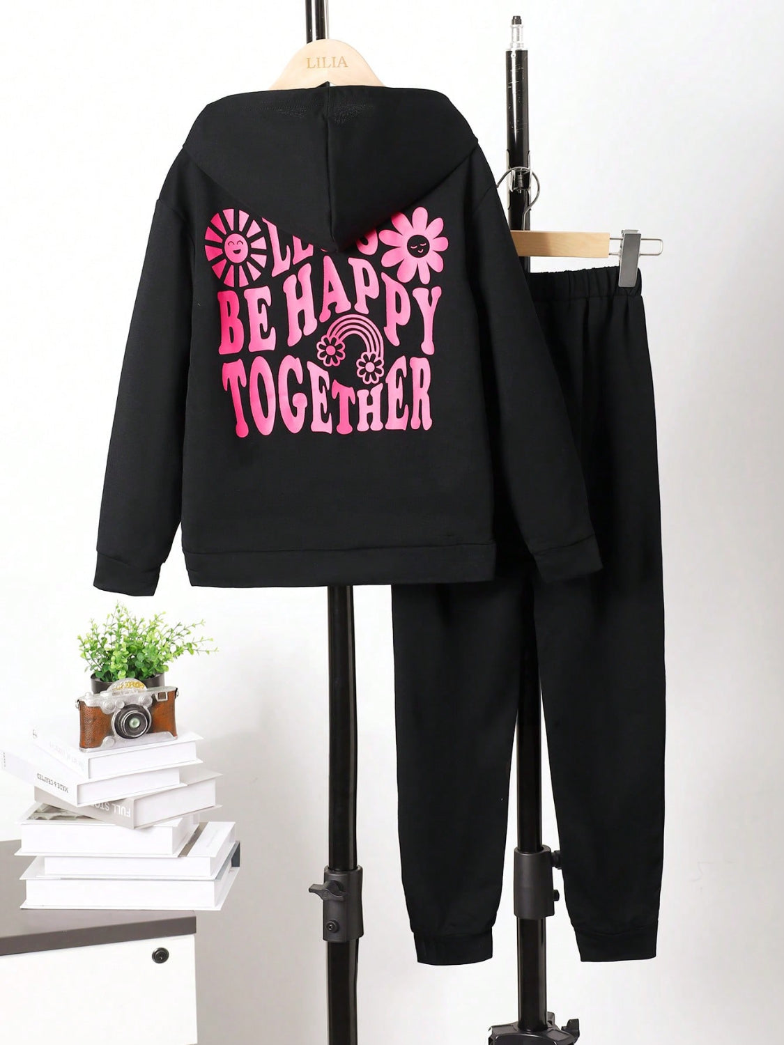 Children's Graphic Hoodie and Pants Set