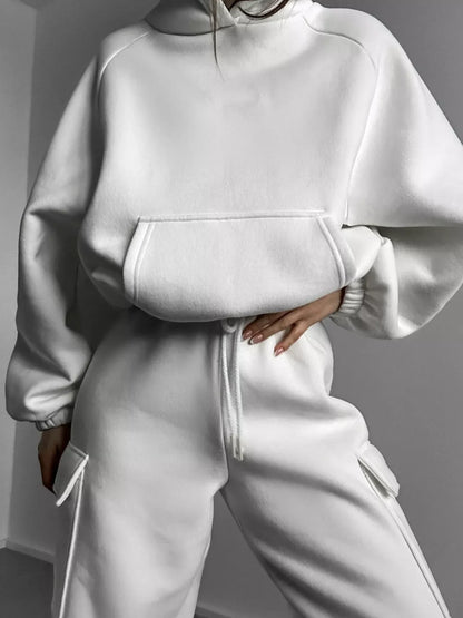 Kangaroo Pocket Hoodie and Joggers Set
