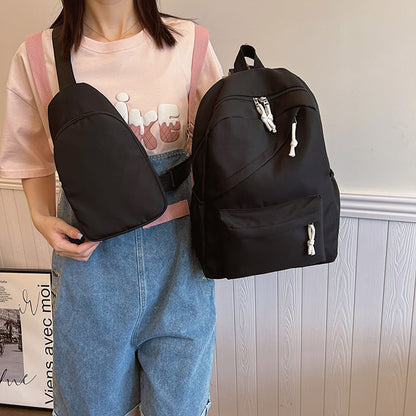 Cloth Backpack Bag and Sling Bag