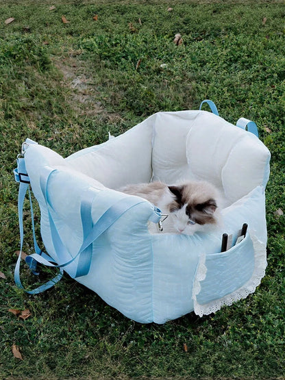 Comfortable & Secure Pet Car Seat Carrier