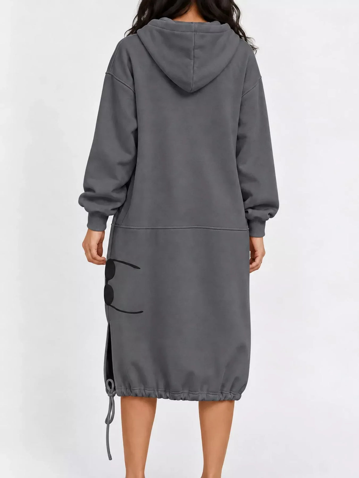 Hooded sweatshirt dress, view 19