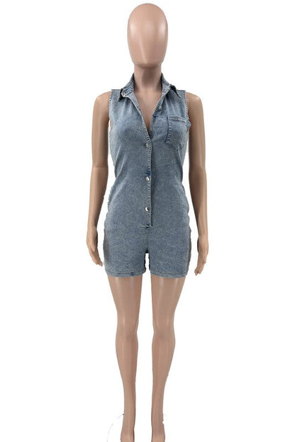 FASHION DENIM ROMPERS