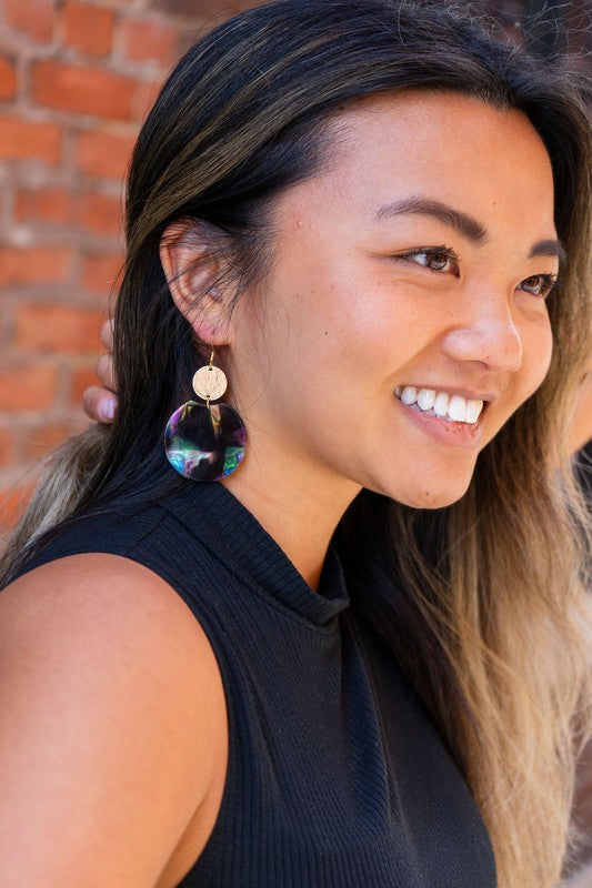 Midnight Opal Earrings