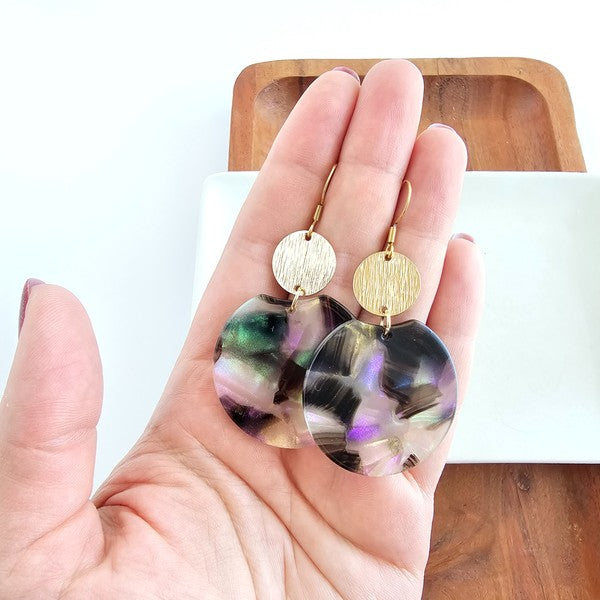 Midnight Opal Earrings