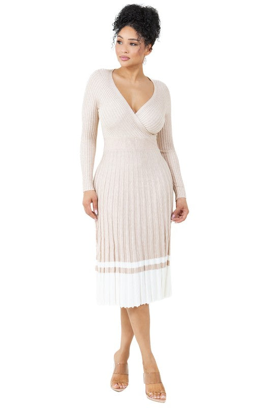 LUXURIOUS LONG MAXI KNIT DRESS