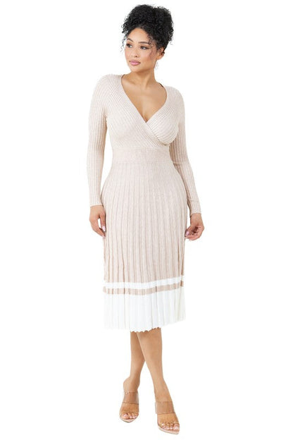 LUXURIOUS LONG MAXI KNIT DRESS