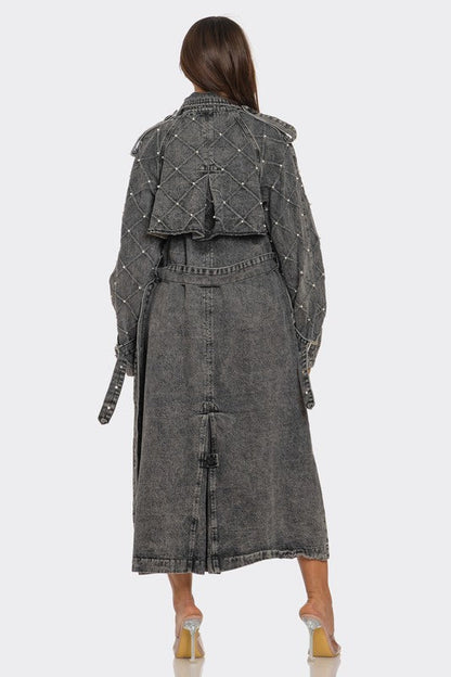 Denim Trench Coat