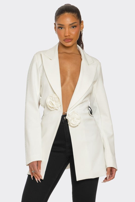 Elegant Sculpted Blazer