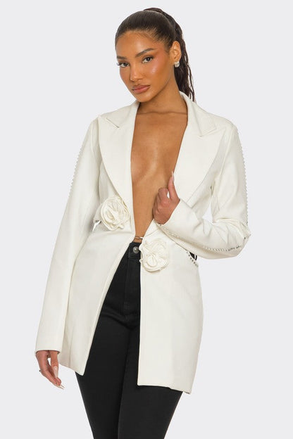 Elegant Sculpted Blazer