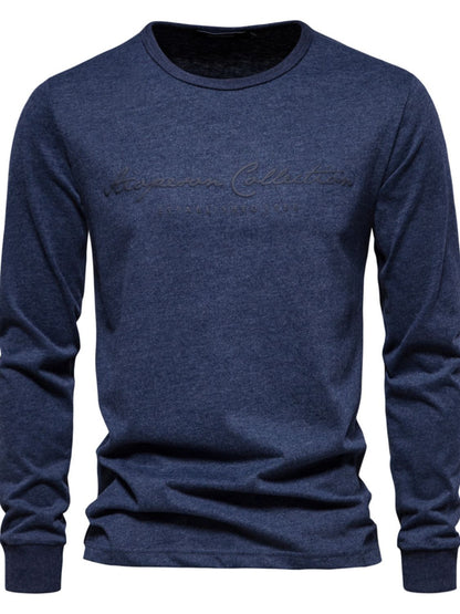 Round Neck Letter Graphic T-Shirt