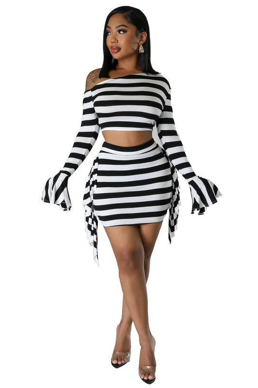 Two Piece Fashionable Dress Set