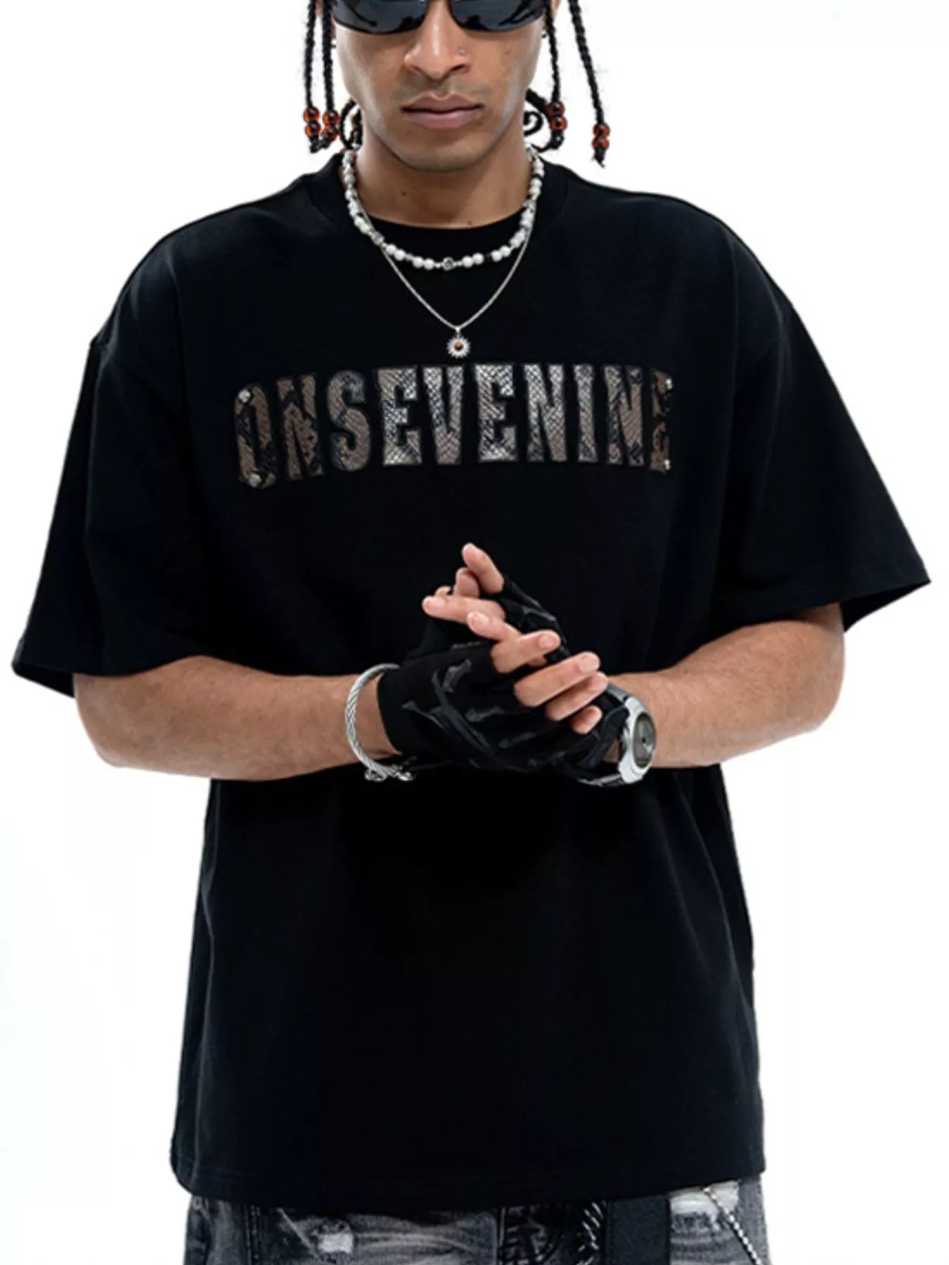 Men's Letter Oversized T-Shirt