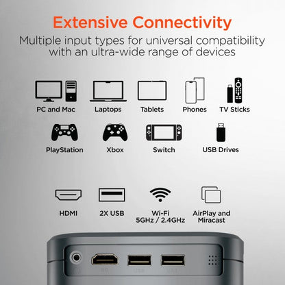 HyperGear CineMini Portable Mini Projector