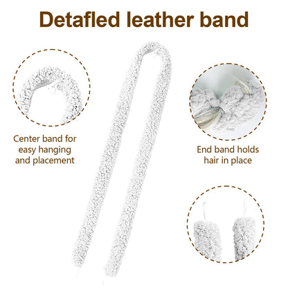 Satin Heatless Hair Curler-White