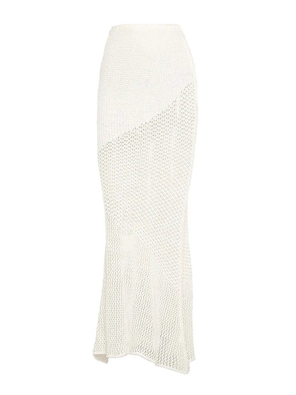 Top and skirt cover-up set, view 5