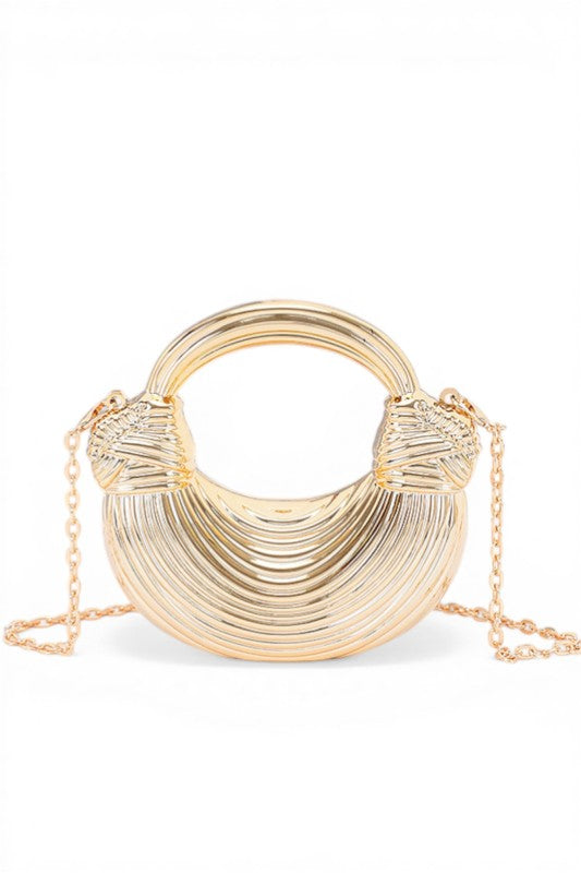 Mini swing bag in gold