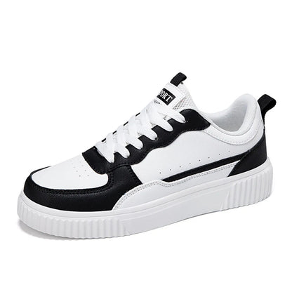 Lace Up Contrast Platform Sneakers