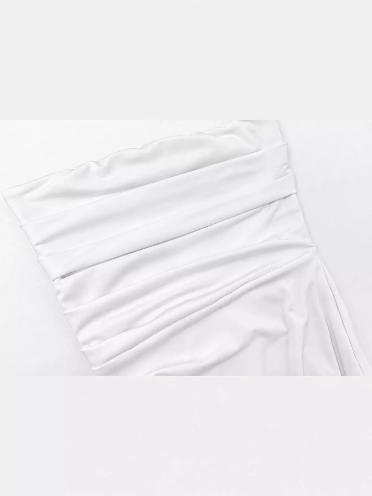 Strapless high-slit bodycon dress, view 11