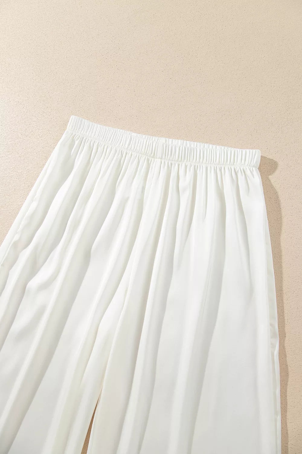 Lace trim pajama set, view 8