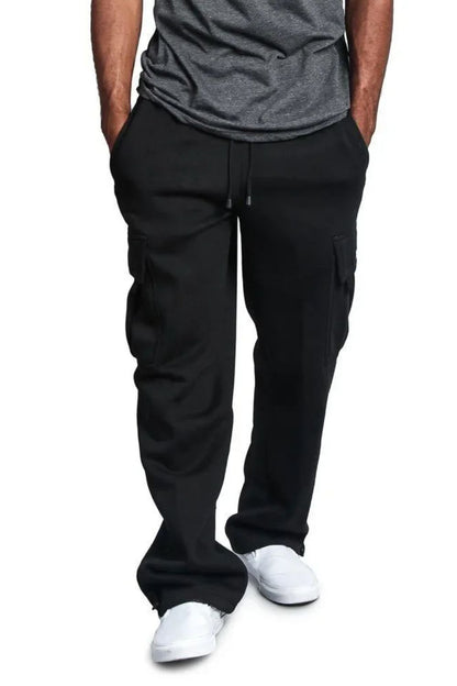 Men's Plus Size Drawstring Cargo Pants