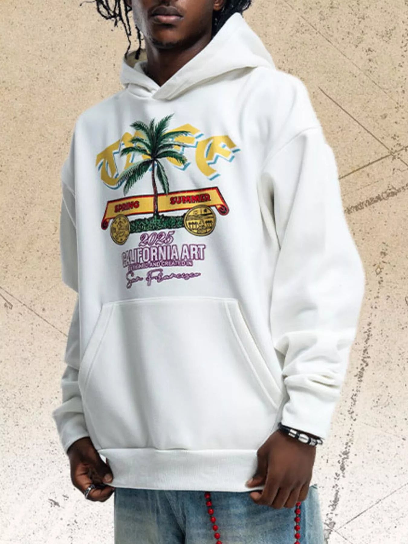 Men's Graphic Kangaroo Pocket Hoodie