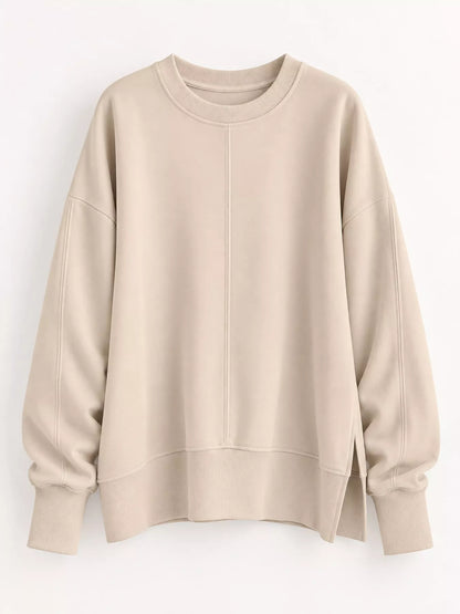 Oversized crew neck sweatshirt, view 44