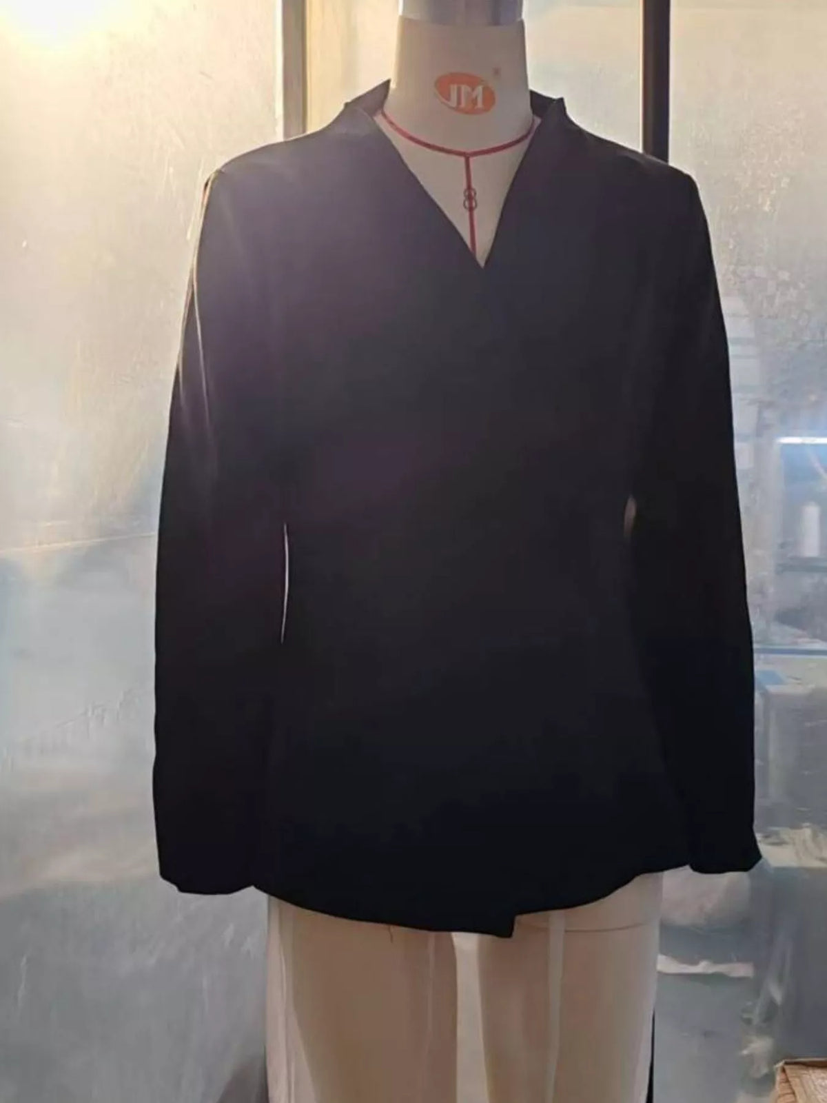 Slim-Fit Structured Waist Blazer
