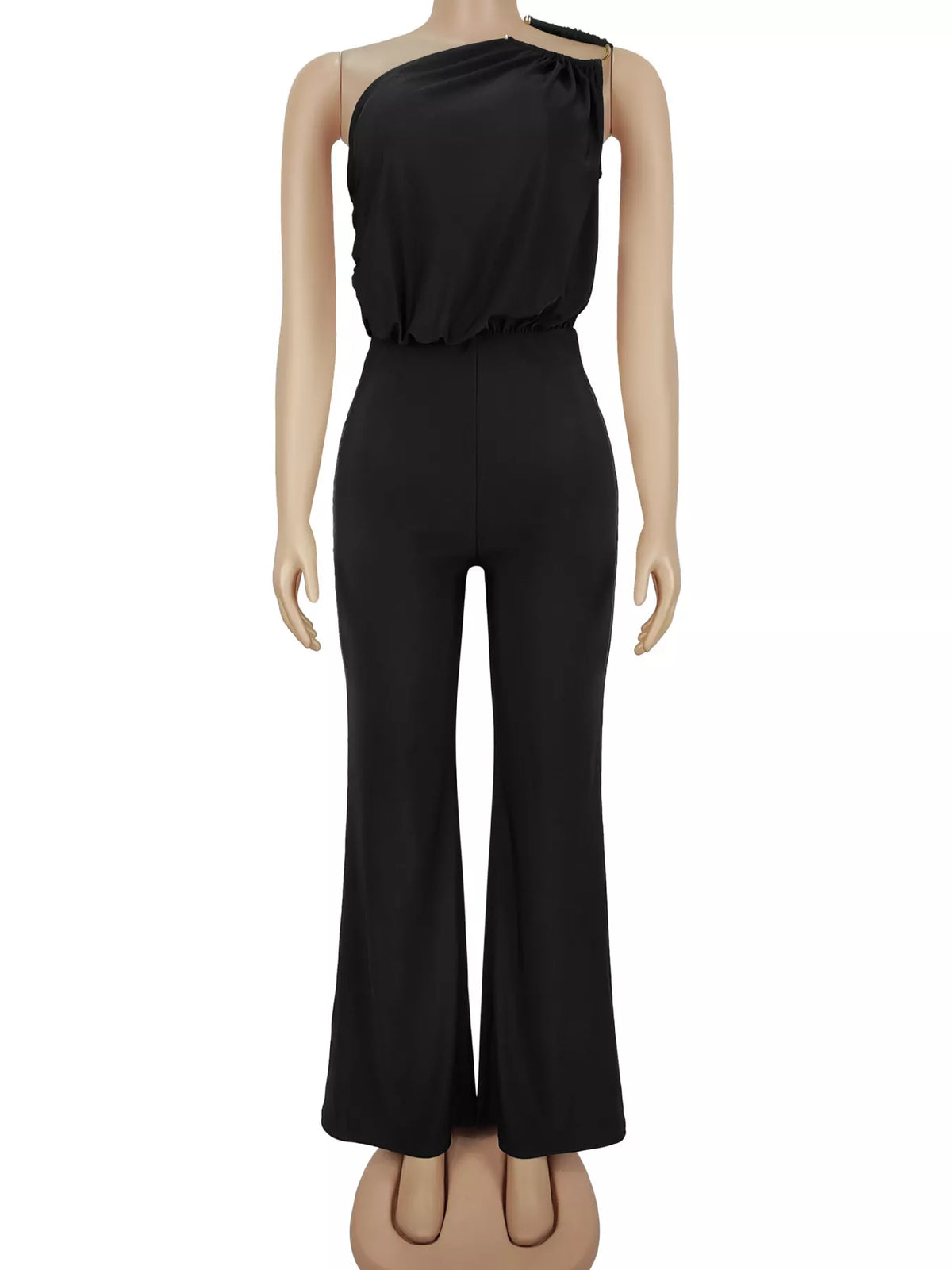 One-shoulder wide-leg jumpsuit, view 5