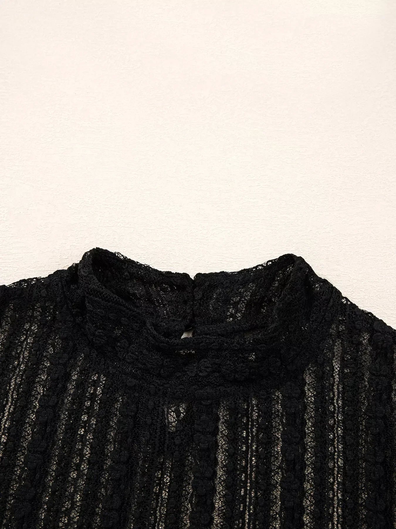 Lace Patchwork Slim Fit Top