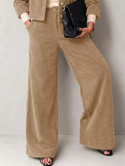 Corduroy jacket and pants set, view 9