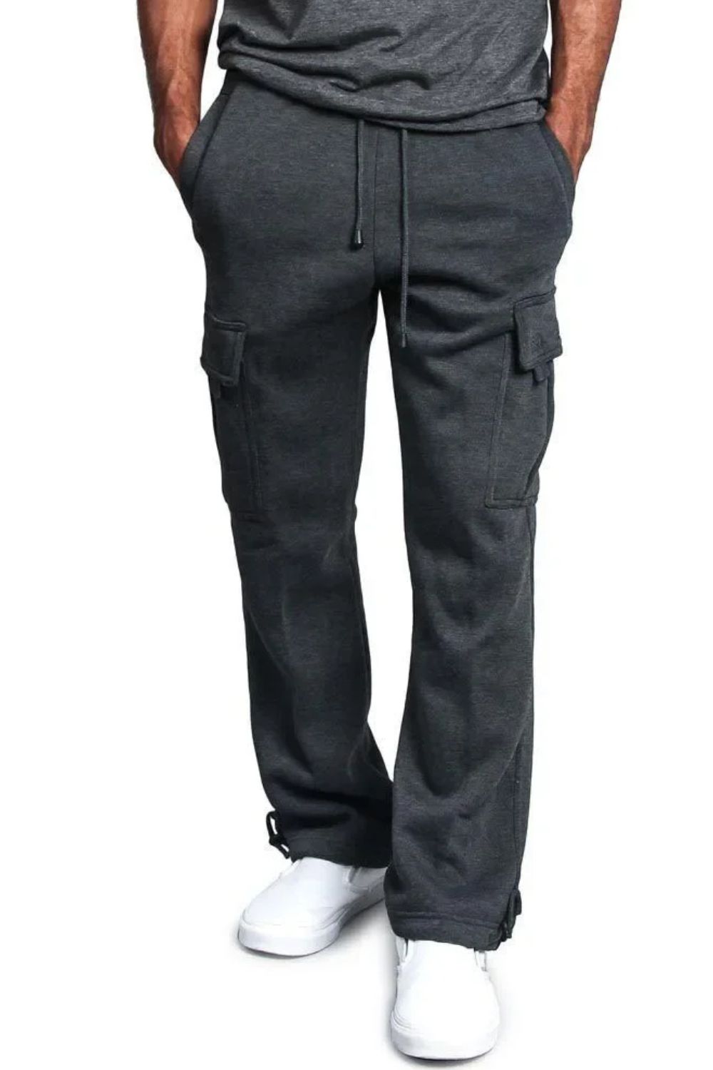Men's Plus Size Drawstring Cargo Pants