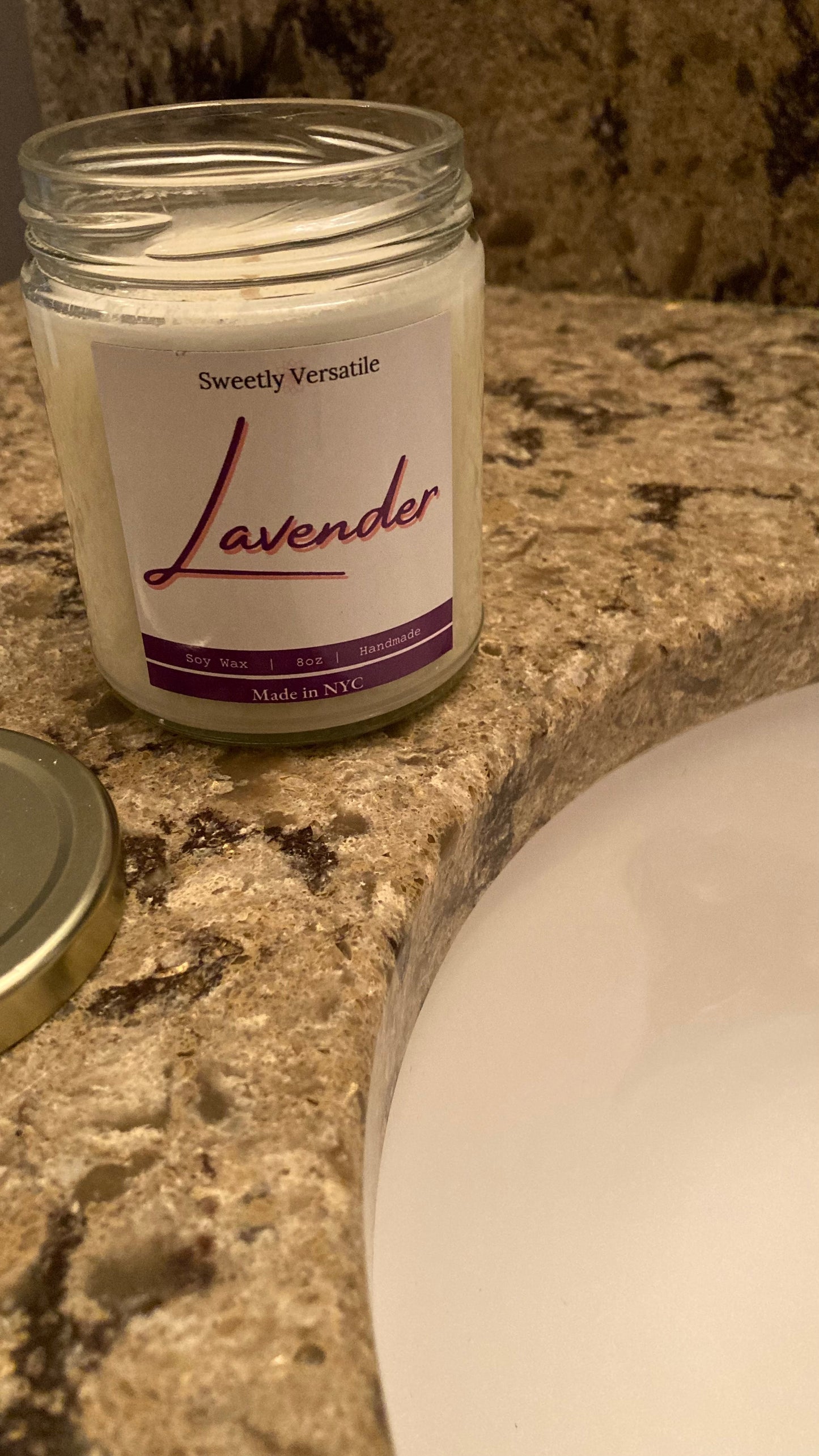 Lavender Candle