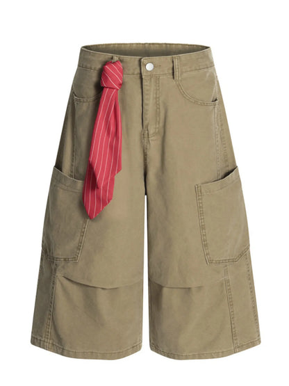 Wide Leg Men's Cargo Shorts