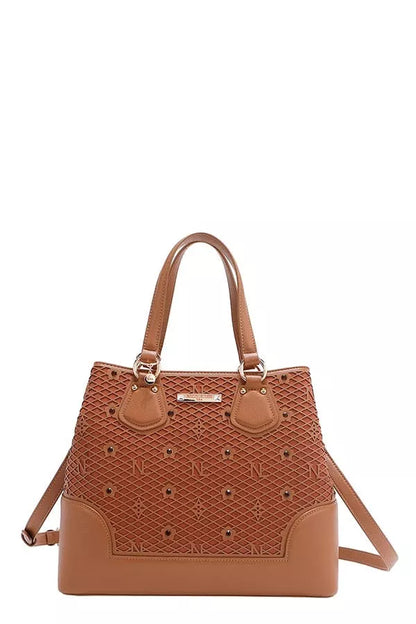 Monogram Pattern Handbag