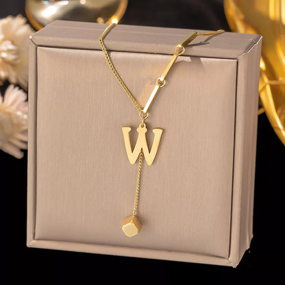 Initial letter pendant necklace, view 27