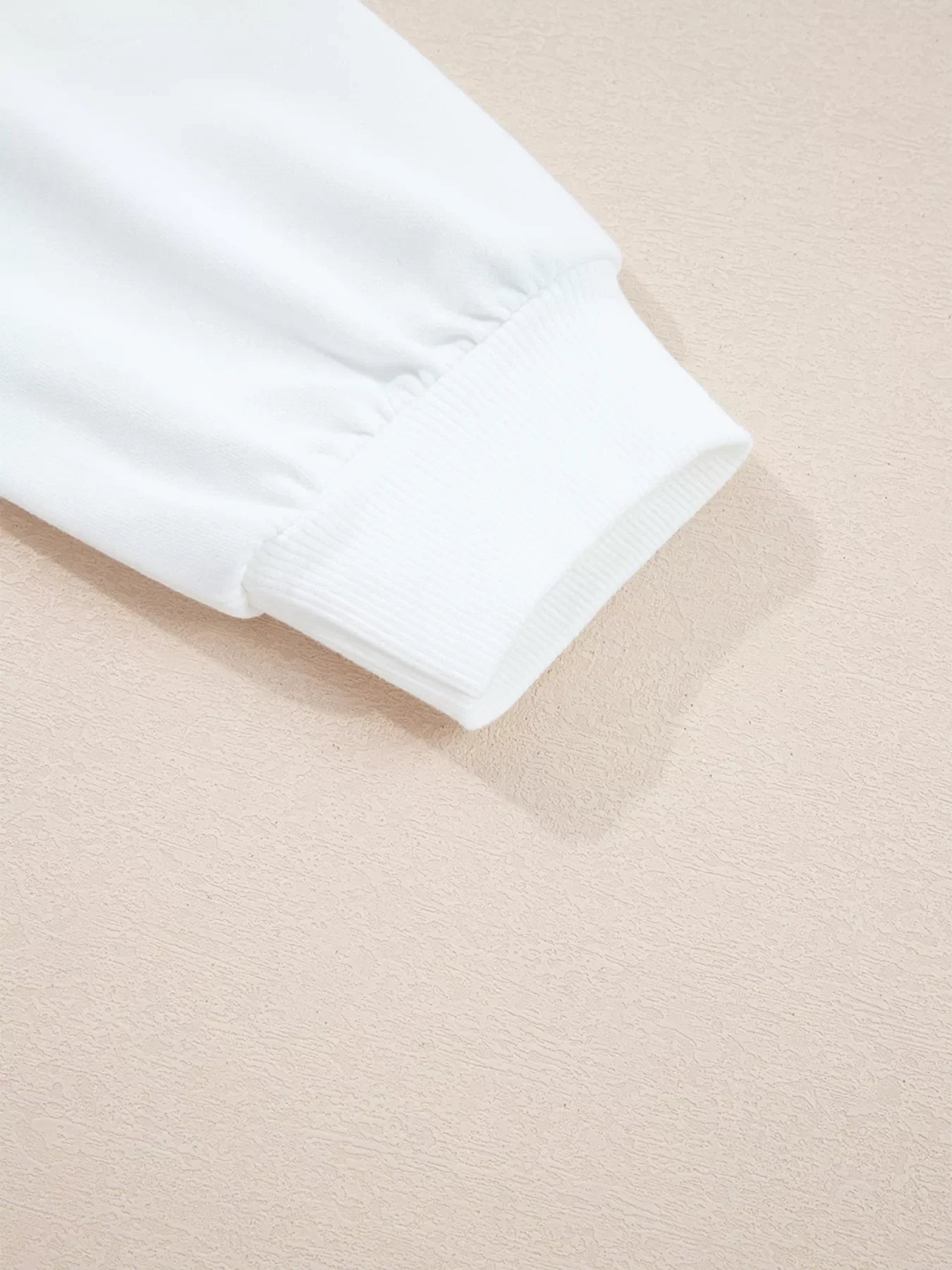 Embroidered Round Neck Sweatshirt