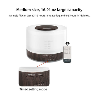 500ml Large Essential Oil Diffuser with Humidifier