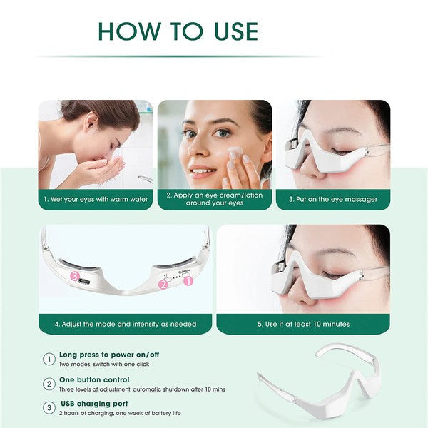 Under-Eye Red Light Therapy Skin Rejuvenation