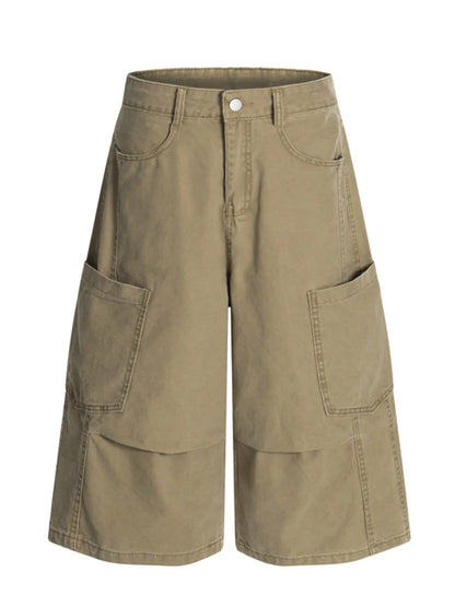 Wide Leg Men's Cargo Shorts